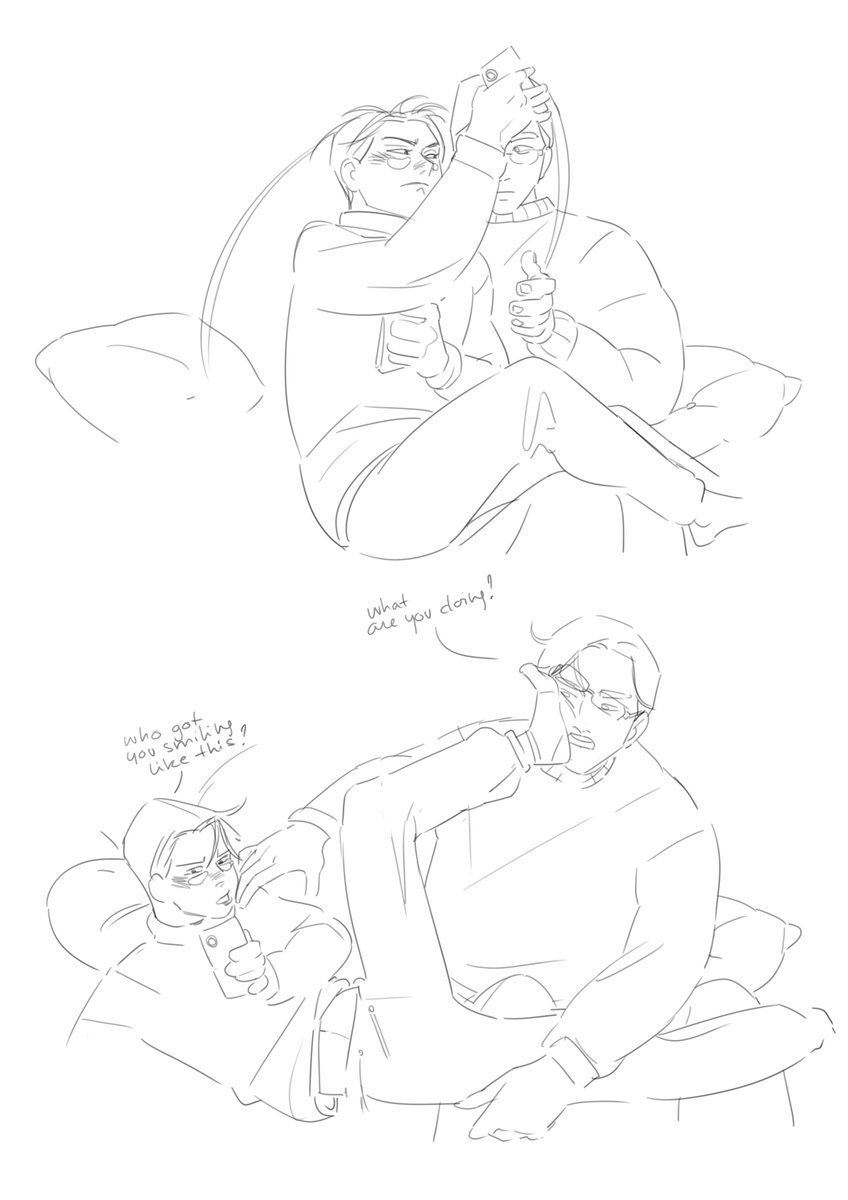 Abatar_perso's tweet photo. mini comic
social media jealousy 

#eruri #aot #エルリ https://t.co/5Hmq91yfzD