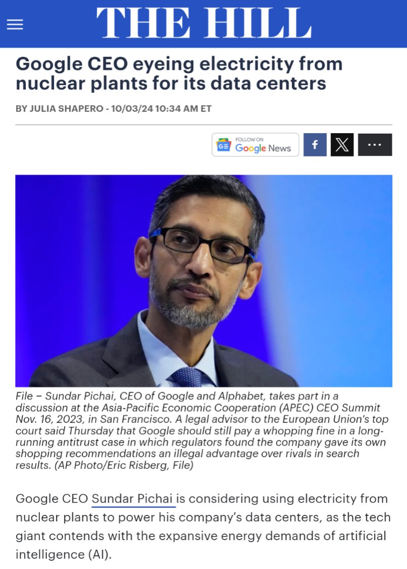 What if I told you Google (like Amazon, Meta, &amp; Microsoft) has been using nuclear this whole time but were buying magical certificates to claim that actually their power was 100% renewable