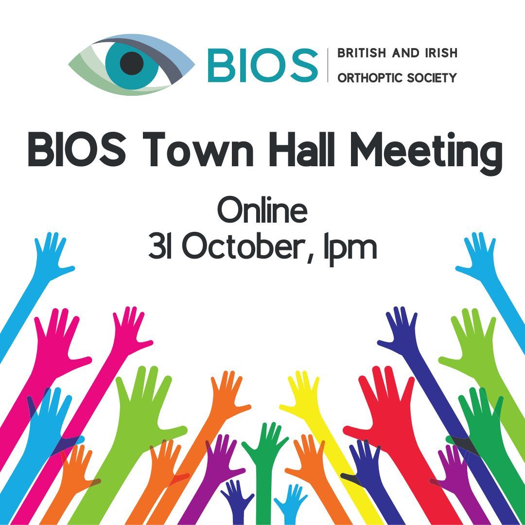 The first of our new BIOS Town Hall Meetings is coming up on 31 October!

Find out more about our work and developments taking place, ask questions, and let us know what you'd like to see more of.

Book now: buff.ly/4gSTkzi #BIOSTownHall