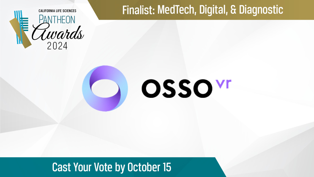 Osso VR (@osso_vr) on Twitter photo Weāve been nominated as a finalist for this yearās Pantheon Awards! This nomination reflects our commitment to advancing healthcare through impactful XR experiences. Thank you <a href="/CALifeSciences/">California Life Sciences (CLS)</a> for the recognition. Vote here: share.hsforms.com/1IptQZLz6Rf2-n⦠Weāve been nominated as a finalist for this yearās Pantheon Awards! This nomination reflects our commitment to advancing healthcare through impactful XR experiences. Thank you <a href="/CALifeSciences/">California Life Sciences (CLS)</a> for the recognition. Vote here: share.hsforms.com/1IptQZLz6Rf2-nā¦