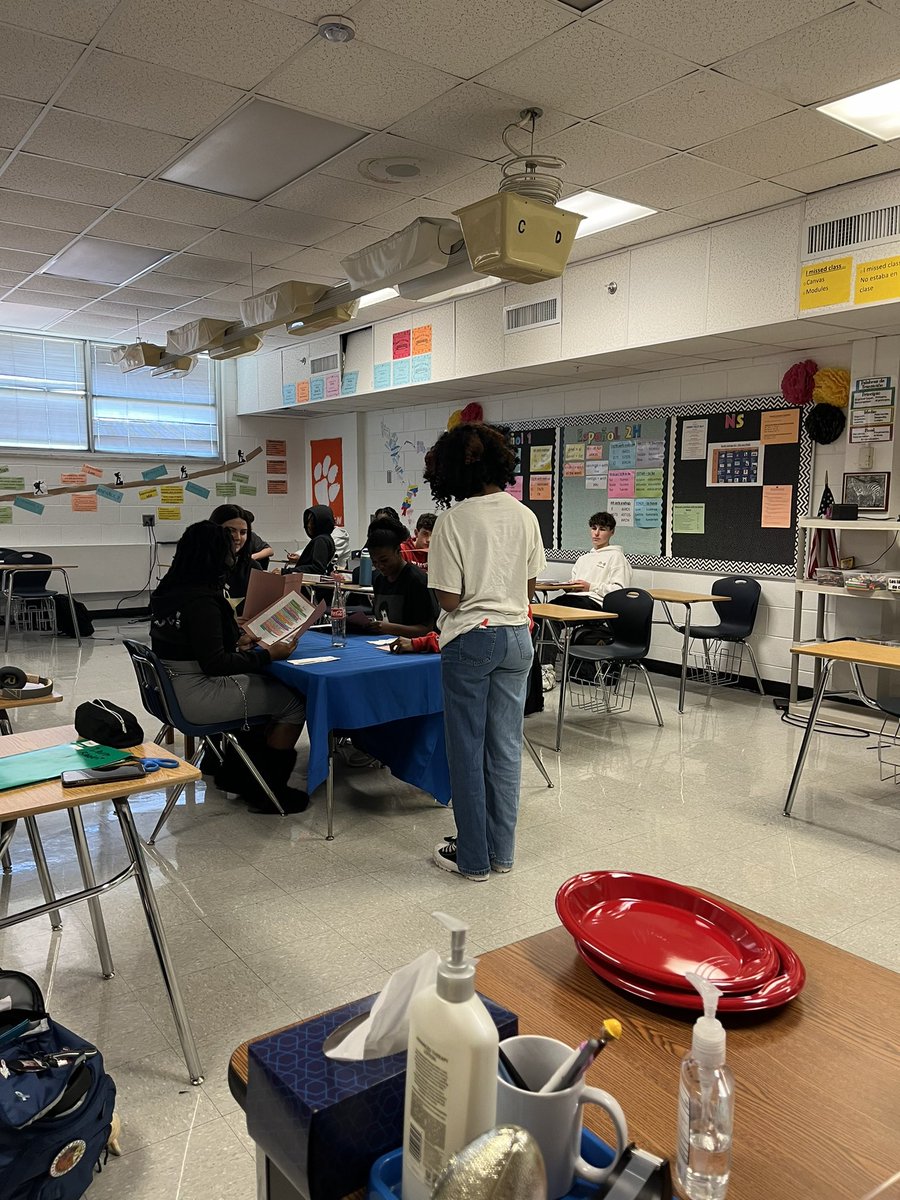 Restaurant skits in Spanish 2. They all did great!