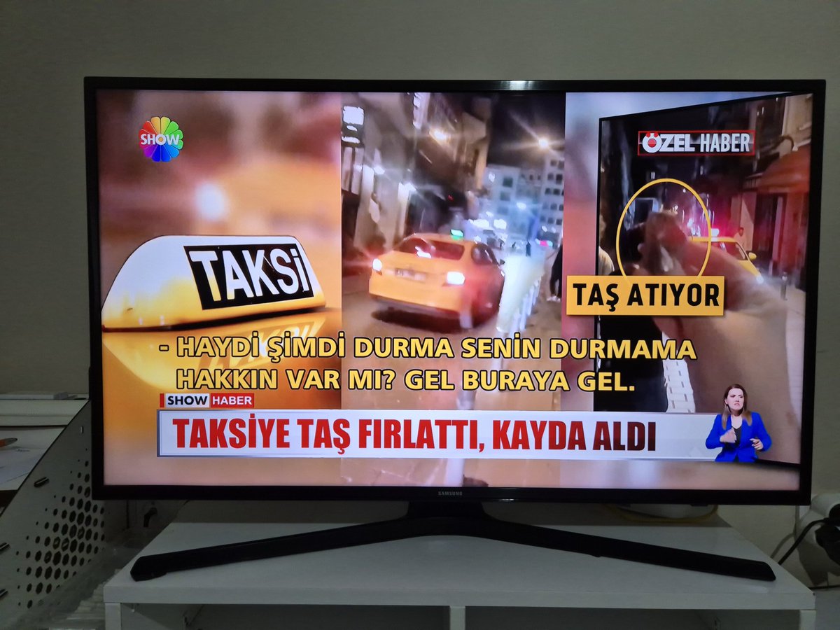 Sadece aplikasyonla çalışacak 2.500 taksi çıkartıyorsunuz!
Böyle manyaklarla biz mücadele edemiyoruz o adamlar nasıl başa çıkacak???

Kendini bilmez bu "KARI" kendini almayan taksiye taş fırlatıyor, bir de utanmadan <a href="/showanahaber/">Show Ana Haber</a> e röportaj veriyor!
*O taksici APLİKASYON