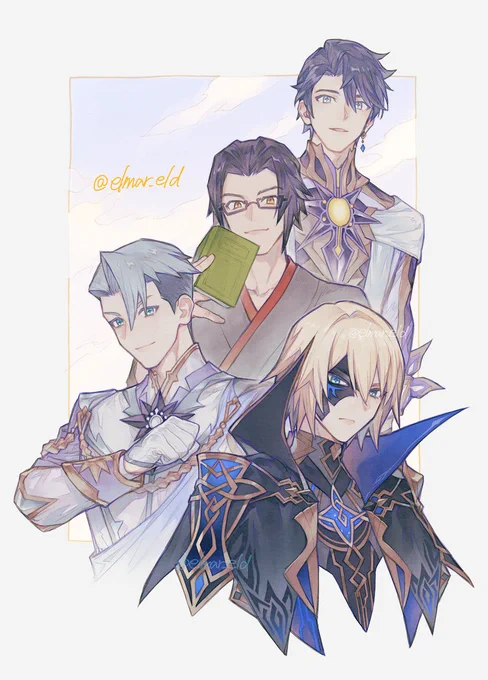 #GenshinImpact #dainsleif #halfdan #enjou #caribert 