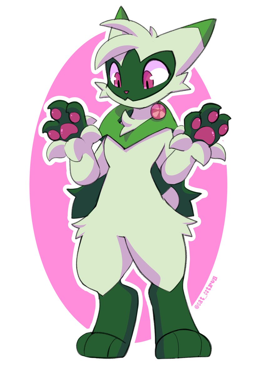 cat_citrus's tweet photo. Floragato sona 💚 https://t.co/V8Cl7KHZRW