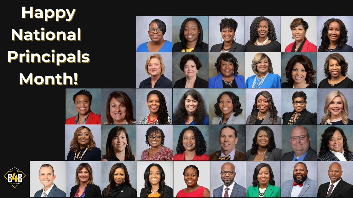 BibbSchools's tweet photo. October is National Principals Month! Thank you to the amazing principals who lead our schools. Every day, our principals inspire teachers, staff, and students to strive for their best! https://t.co/3vvg1lLQ5M