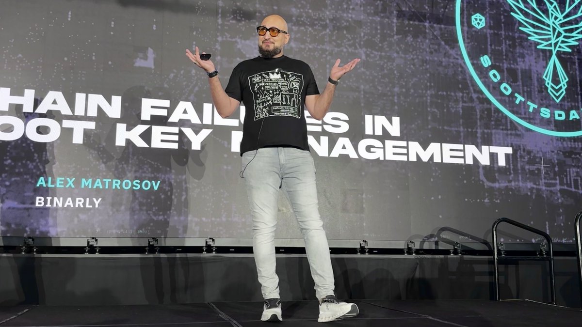 binarly_io's tweet photo. 🏆Our REsearch team is proud to have stepped onto the @LABScon_io  keynote stage for the third year!

🔐Huge shoutout to our speakers, @pagabuc and @matrosov, who presented “#PKFAIL: Supply-Chain Failures in Secure Boot Key Management.”

🔥slides: https://t.co/498iDQxtp9 https://t.co/7hSAW2c5Yv
