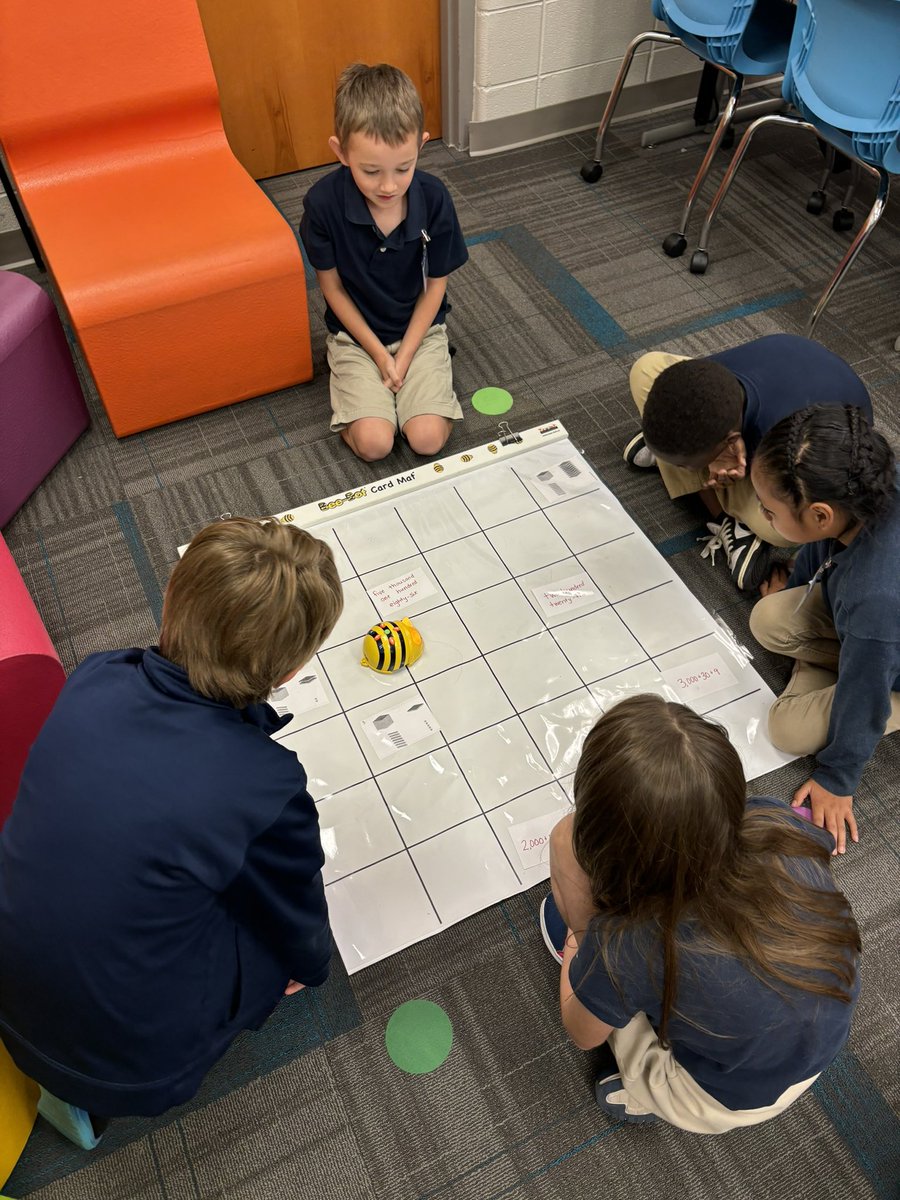 Collier Collaboration Lab (@colliercollabr8) on Twitter photo Miss Cox’s 3rd graders did a great job coding BeeBot during our math review game! <a href="/CollierES/">Collier Elementary</a> #BeeTheImpact #growingGREATNESS Miss Cox’s 3rd graders did a great job coding BeeBot during our math review game! <a href="/CollierES/">Collier Elementary</a> #BeeTheImpact #growingGREATNESS