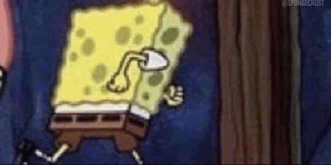 *Starts horror game*

*Hears noise 5 minutes in *

Me: