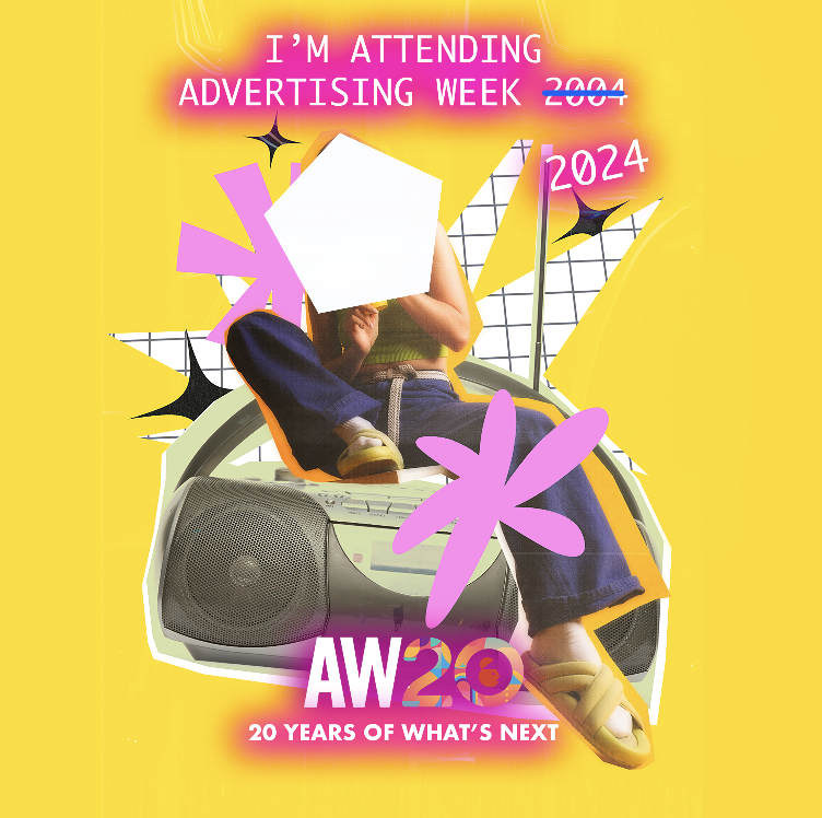 advertisingweek's tweet photo. Join us in celebrating 20 years of culture, tech and advertising with our 2004 inspired image generator. Hit up your friends and colleagues and let them know you'll, like, totally be attending Advertising Week New York's 20th Anniversary. 👉https://t.co/obkAMpClnu https://t.co/0vK2ta6YvV