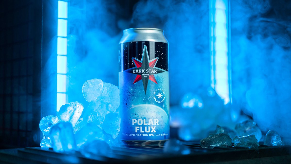 We've had Polar Flux arrive in cask but now 440ml cans have landed! ❄️

A cold fermentation IPA using lager yeast then loaded with a New Zealand and American hop blend! It’s crisp, dry and packed with gooseberry, lime and citrus.

darkstarbrewing.co.uk

#DrinkResponsibly