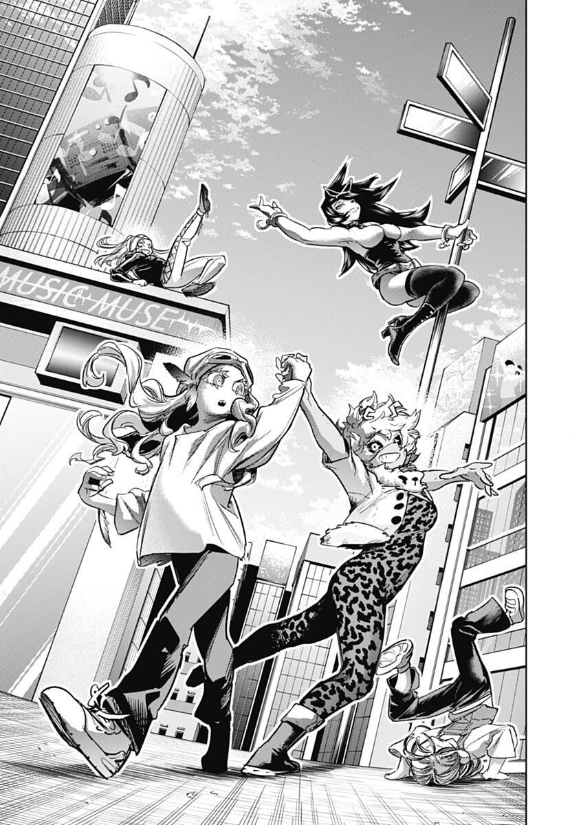 The chapter goes well with the latest Mina lore we got from Hori in the movie volume. Mina used to be a street performer. 