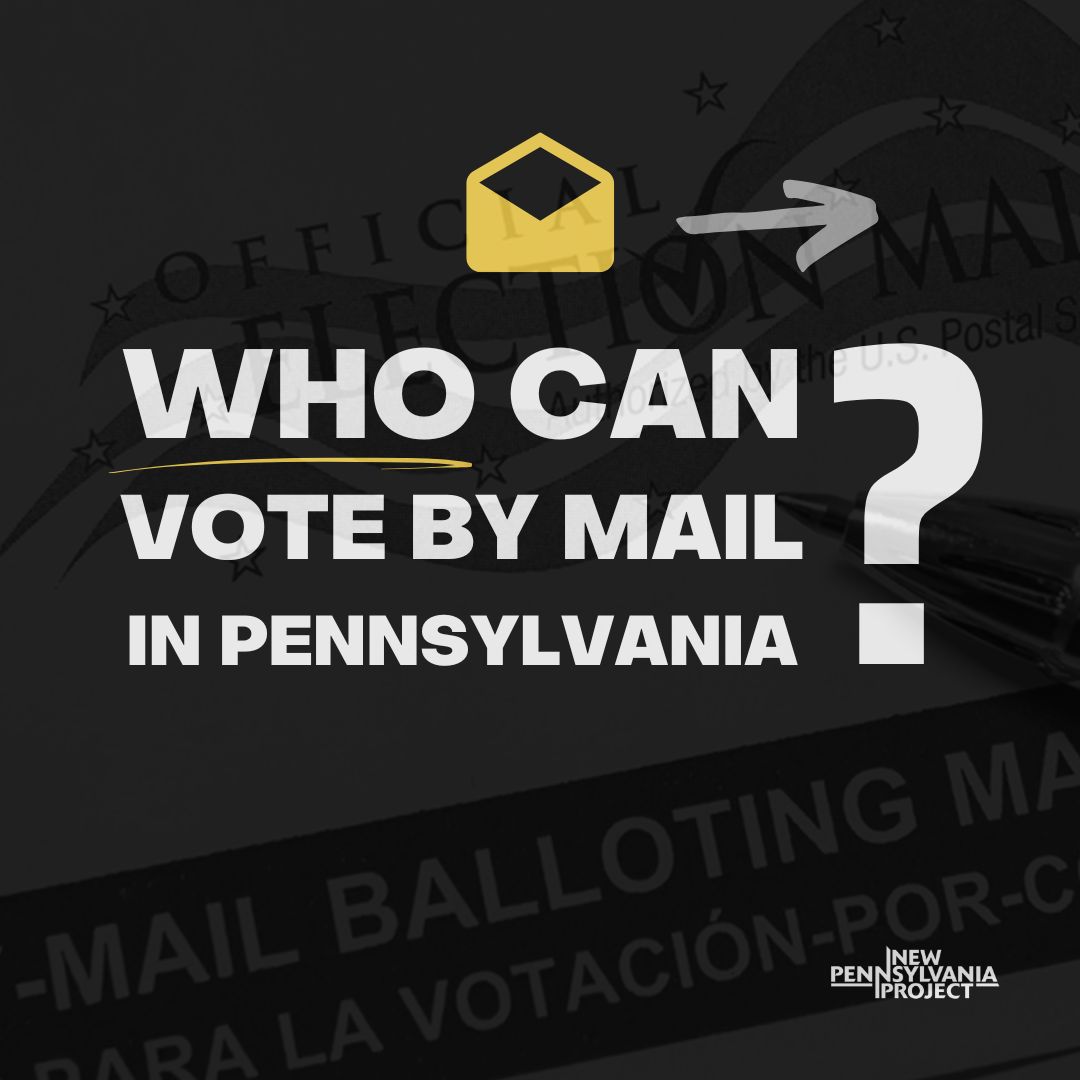 NewPennsylvania's tweet photo. Pennsylvania allows "no-excuse absentee voting" to all registered voters.

Request your mail-in ballot by 10/29: https://t.co/wlaFf9ZfLQ

Already requested it? Track your ballot: https://t.co/AgR7l6qGHC

#GoVotePA #RegisterToVote #PAVotes #IVote #ItsMyVote https://t.co/HCgJcvwvLb