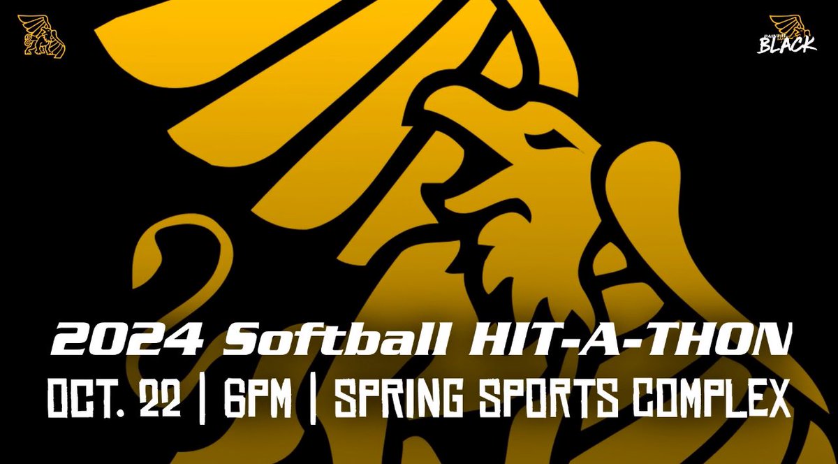Attention all MWSU Softball family, friends and fans. We will be hosting our Annual Softball Hit-a-thon on Oct. 22 at 6pm. 

Check out the link below for ways to donate. gogriffons.com/sports/2021/8/…

As always, thank you for supporting Griffon Softball. Go Griffs!!