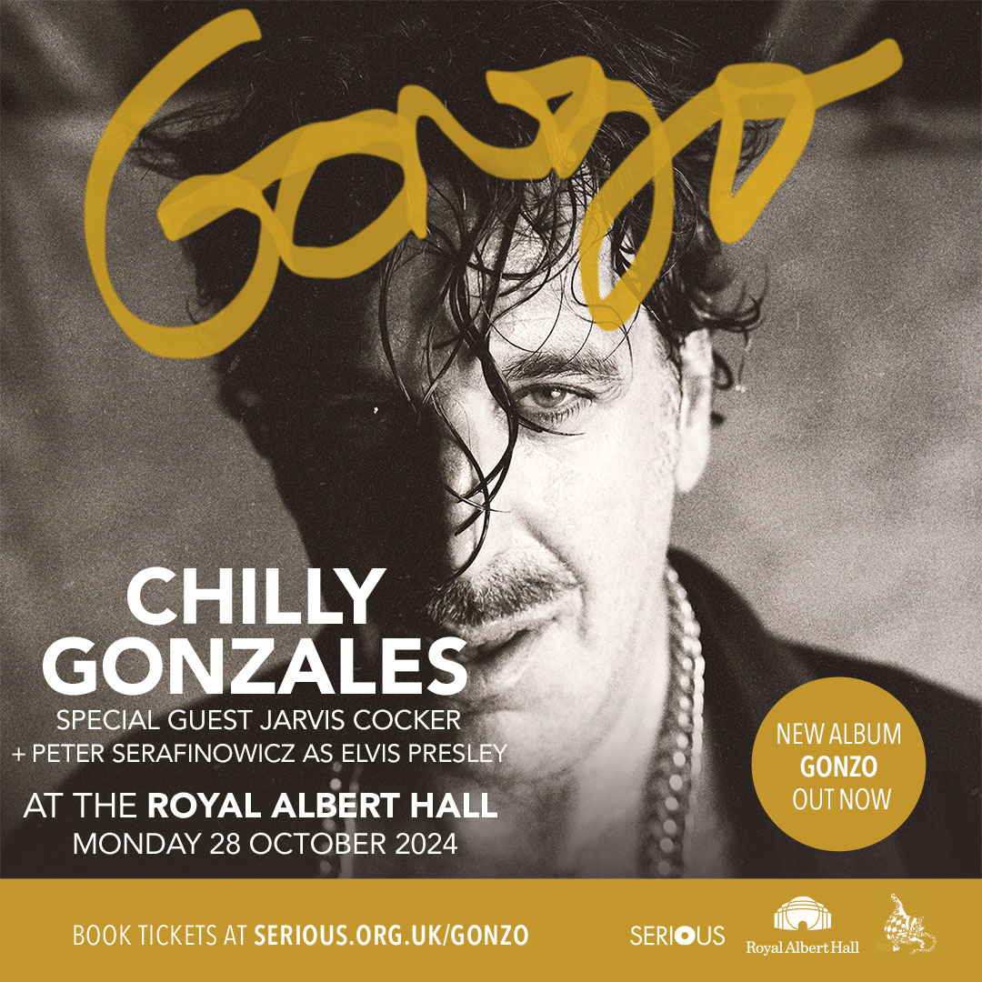 🚨 Pulp frontman Jarvis Cocker has been announced as a special guest for <a href="/chillygonzales/">Chilly Gonzales</a>' upcoming show at the <a href="/RoyalAlbertHall/">Royal Albert Hall</a> later this month.

The show also features comedian and actor Peter Serafinowicz!

🎟️ Tickets from £25 at serious.org.uk/gonzo