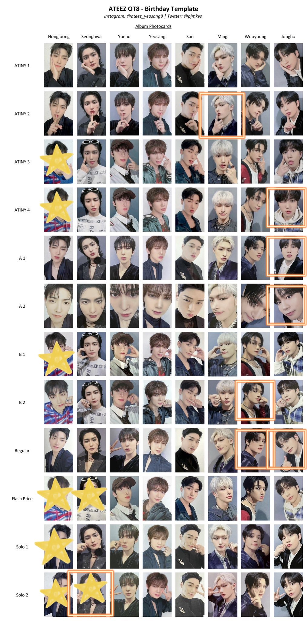 ATEEZ サン トレカ 手渡し aonemi على X: 