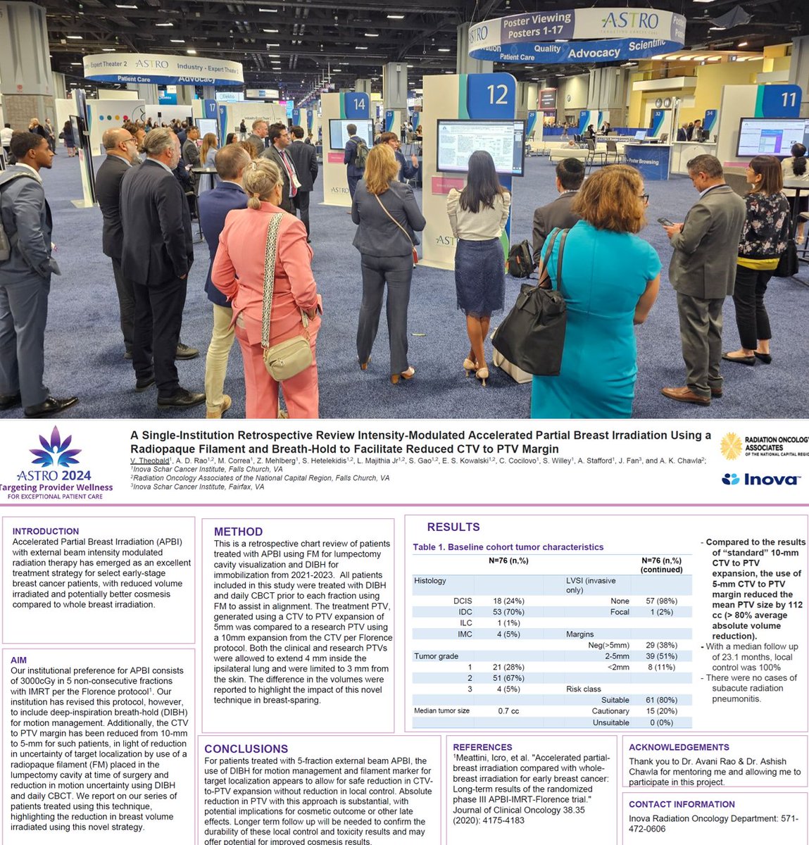 VideraSurgical's tweet photo. Press: @ASTRO_org meeting: Study from @InovaHealth: Avg >80% reduction in radiation (PTV) for BCS pts w. VeraForm &amp;  APBI w breath-hold. Independent, powerful data coinciding with Breast Cancer Awareness month @ASBrS  @SCWilley #BCSM @breastcancerorg
https://t.co/cHjI9xFI4n https://t.co/Utd7ufwUcP