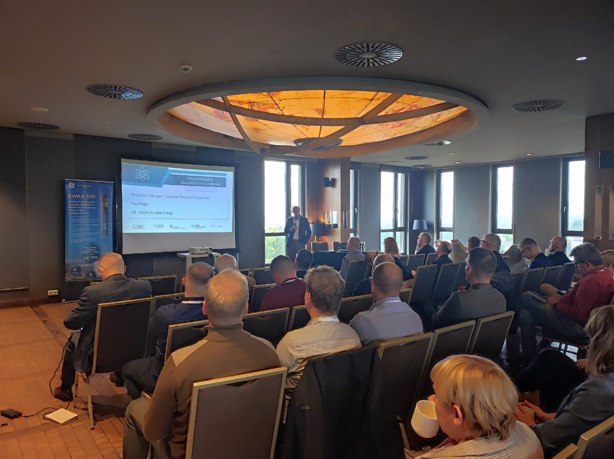 IGEiOS's tweet image. Dziś na szkoleniu: Polski przemysł dla energetyki jądrowej, w roli eksperta gościliśmy Paula Ragana z firmy @gehnuclear   

Dzień zakończyły wykłady polskich liderów z doświadczeniem w energetyce jądrowej z firm: 
@PEJ_PL  #Rockfin #AIC #MOONLOGIC