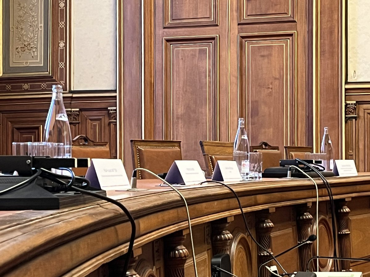 Tout est prêt au tribunal de commerce de Paris! La Nuit du Droit de <a href="/ParisPlaceDroit/">Paris Place de Droit</a> peut commencer!