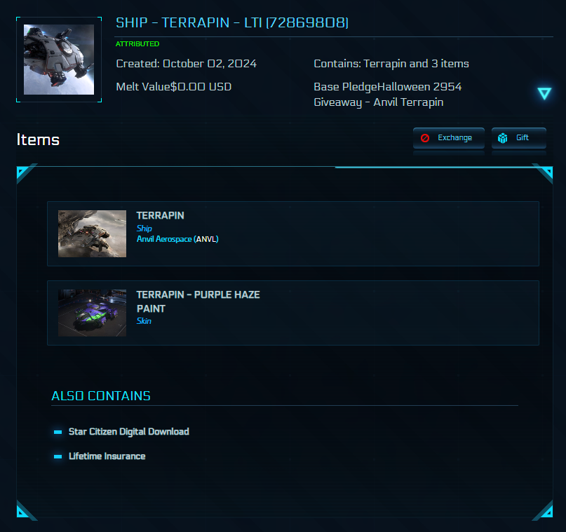 DaPoets (@dapoets42) on Twitter photo SPOOKY #StarCitizen TERRAPIN-LTI SHIP GIVEAWAY!
Day of the Vara Returns and to celebrate, CIG has given me the opportunity to share with 1 lucky winner the TERRAPIN - LTI ship & Game Download!
This comes w/ the new PURPLE HAZE Halloween Paint! <a href="/RobertsSpaceInd/">Star Citizen</a>
To win:
Like SPOOKY #StarCitizen TERRAPIN-LTI SHIP GIVEAWAY!
Day of the Vara Returns and to celebrate, CIG has given me the opportunity to share with 1 lucky winner the TERRAPIN - LTI ship & Game Download!
This comes w/ the new PURPLE HAZE Halloween Paint! <a href="/RobertsSpaceInd/">Star Citizen</a>
To win:
Like