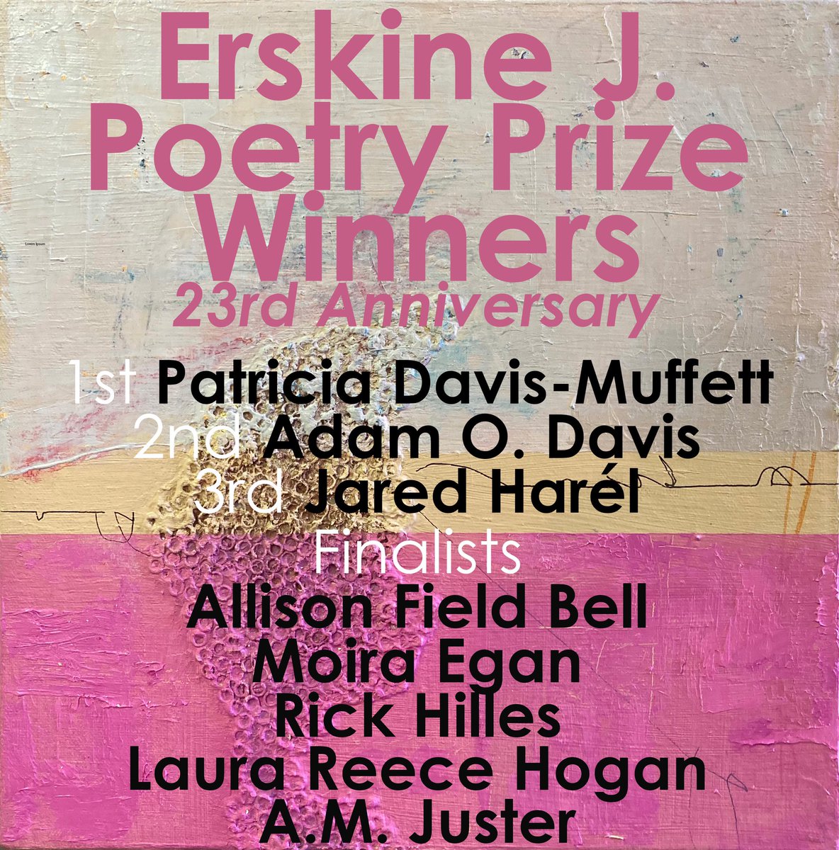 My poem, “Future Tense,” earned a silver medal finish in <a href="/SmartishPace/">Smartish Pace - find us on Bluesky (@smartishpace)</a> Erskine J. Poetry Prize! Honored to be in such company!