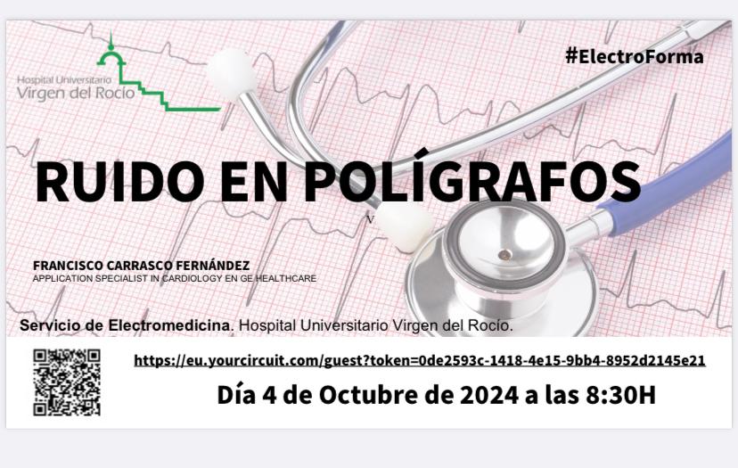 HospitalUVRocio's tweet photo. 🔴Este viernes día 4, nueva sesión de #ElectroForma organizada desde nuestro servicio de #ElectromedicinaHUVR. Puedes seguirla en directo👇

@JD_Sanmartin @SEEIC_Spain https://t.co/dmUGYw8F94