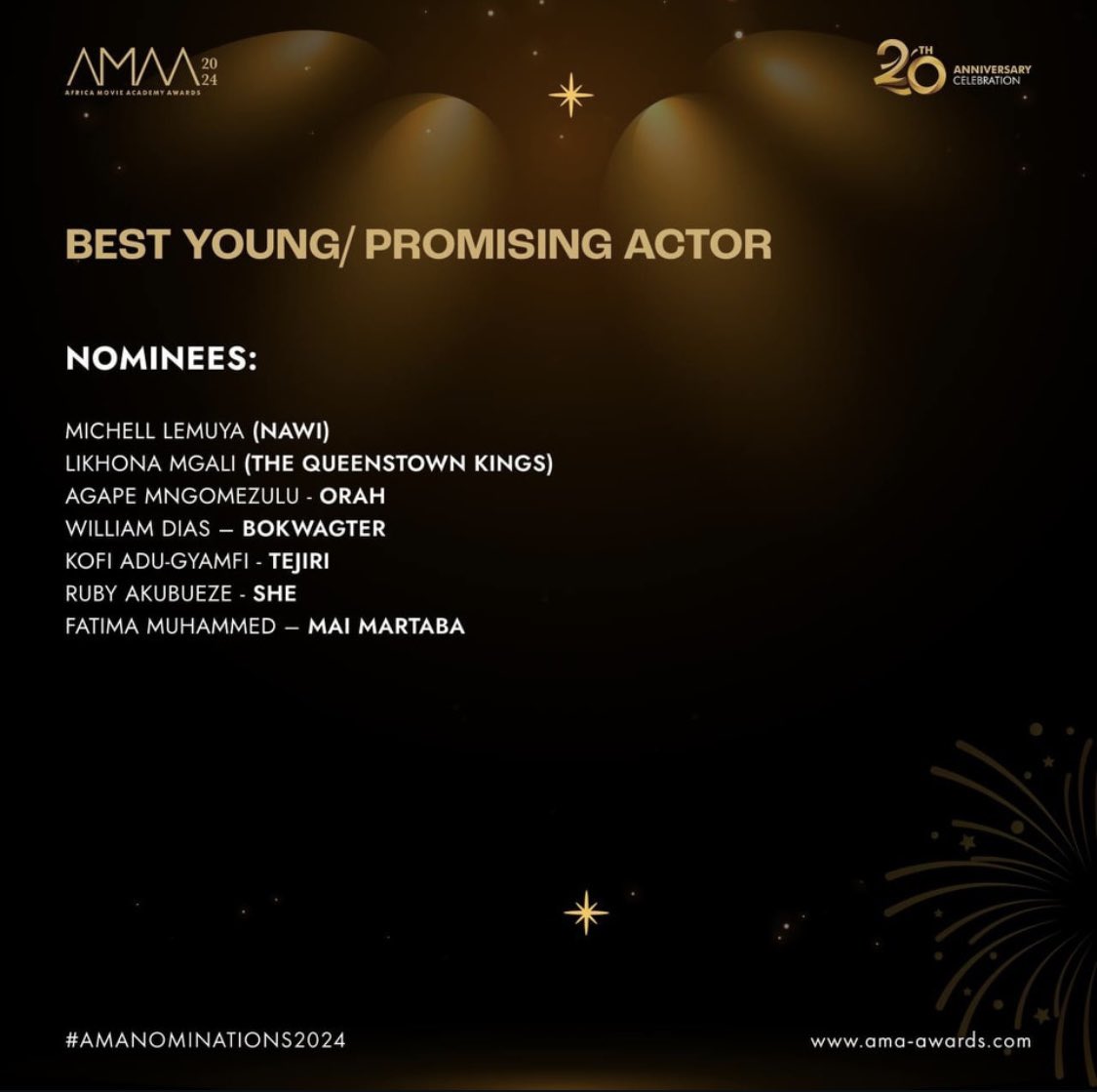 Iamseunrichards's tweet photo. Many times I get downplay my achievements cos of imposter syndrome…

Not today though! Today we feast!!!
Cos we got 2 nominations at AMAA!!!💫💫💫
#AMAA2024Nominations https://t.co/2HV32wtblk
