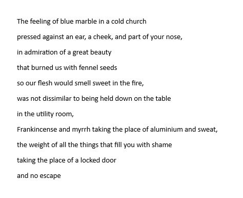 Poem, 03/10/2024