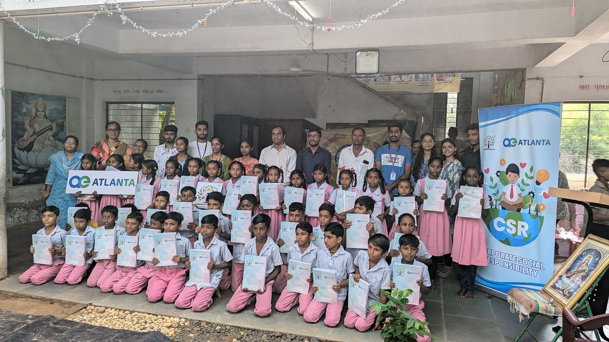 MadhuvanF's tweet photo. #School_16
#MF
#Corporate_Social_Responsibility
#Notebooks_Distribution
#Ramnagar_Primary_School
#Promote_Educational_Learning
#Equal_Access_To_Resources
#Promote_Education
#Enhanced_Learning_Experience
#Boosts_Confidence
#Development
#Students
#CSR #India_CSR #NGO_CSR #Atlanta https://t.co/JtR9QhoydO
