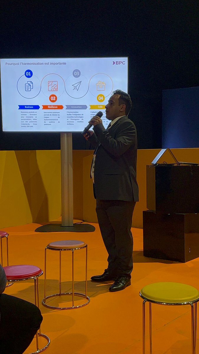 BPC_SmartVista's tweet image. Day 1 of Africa PAY&amp;amp;ID Expo in Marrakech saw our experts discussing Africa’s digital future and payments with industry leaders. Ilyas Berrajaa spoke on ISO 20022’s role in payment modernization. Meet us at Stand B22! #wearebpc #APIDE #ISO20022 #digitaltransformation