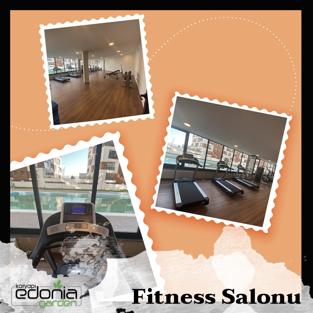 Edonia Garden’ın havuz manzaralı fitness salonunda fazla kalorilerinizi yakıp formunuzu koruyabilir ve zinde kalabilirsiniz. Günlük antrenmanlarınızın yeni adresi Edonia Garden fitness salonu! #EdoniaGarden #fitness #fitnesssalonu #sporsalonu