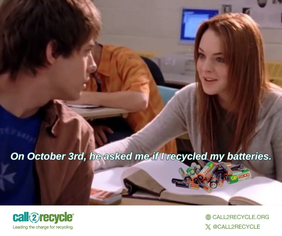 On October 3rd, he asked me if I recycled my batteries... 🔋

Be a "fetch" eco-warrior and give your batteries a new life by recycling them. The limit for saving the planet does not exist - it only takes one battery at a time! ♻️

Find a drop-off location: bit.ly/3WwO0YH