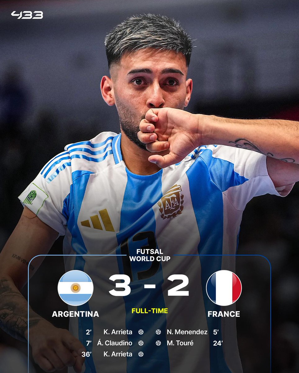 The FIFA Futsal World Cup final: 🇦🇷 Argentina 🆚 Brazil 🇧🇷 🍿