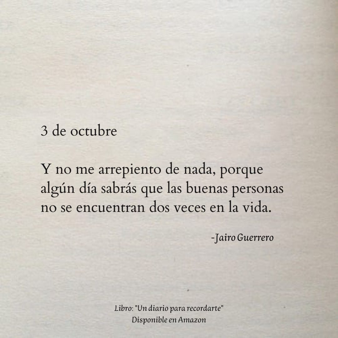 3 de octubre. ✍🏻