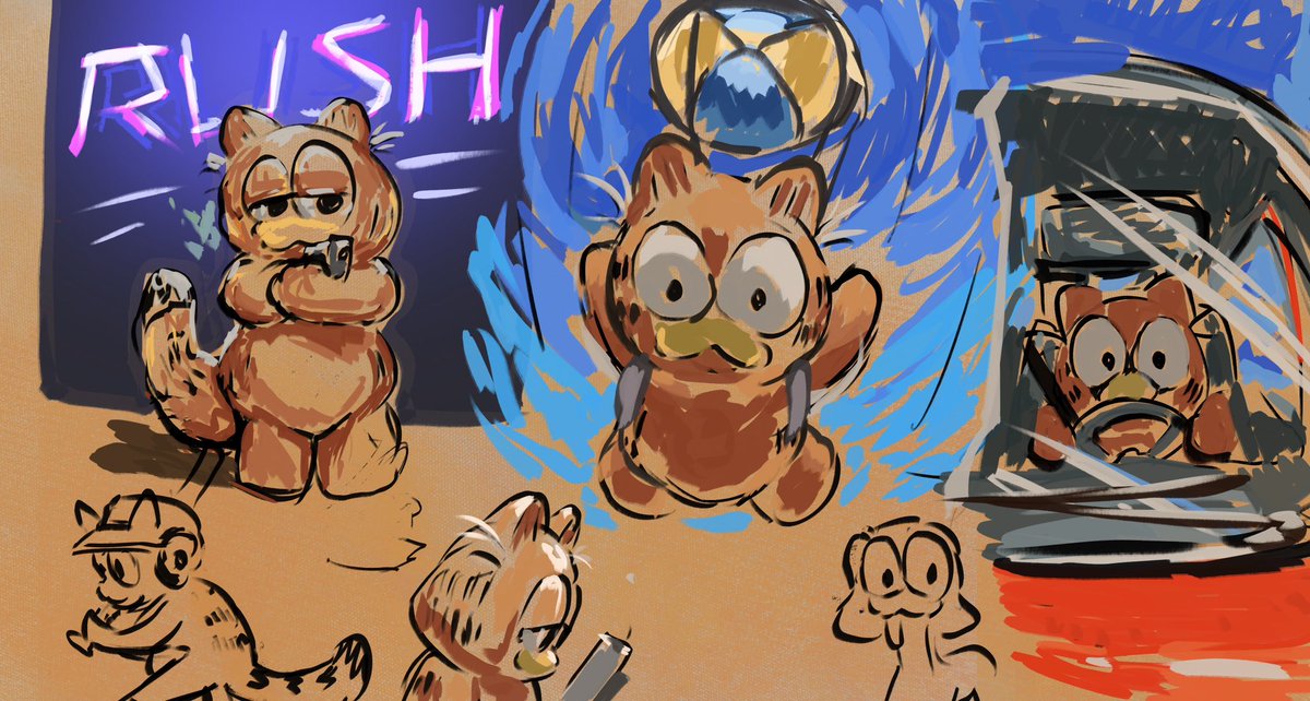 Evilonline666's tweet photo. #garftober day 3 Rush https://t.co/13W75N2kXC