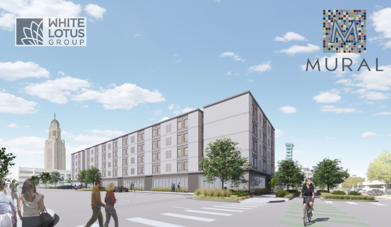 🚧White Lotus Group is proud to announce MURAL, a new mixed-use development in downtown Lincoln, located at the former Pershing Auditorium site. MURAL will bring 90 affordable apartments, as well as commercial spaces, and underground parking.

#AffordableHousing