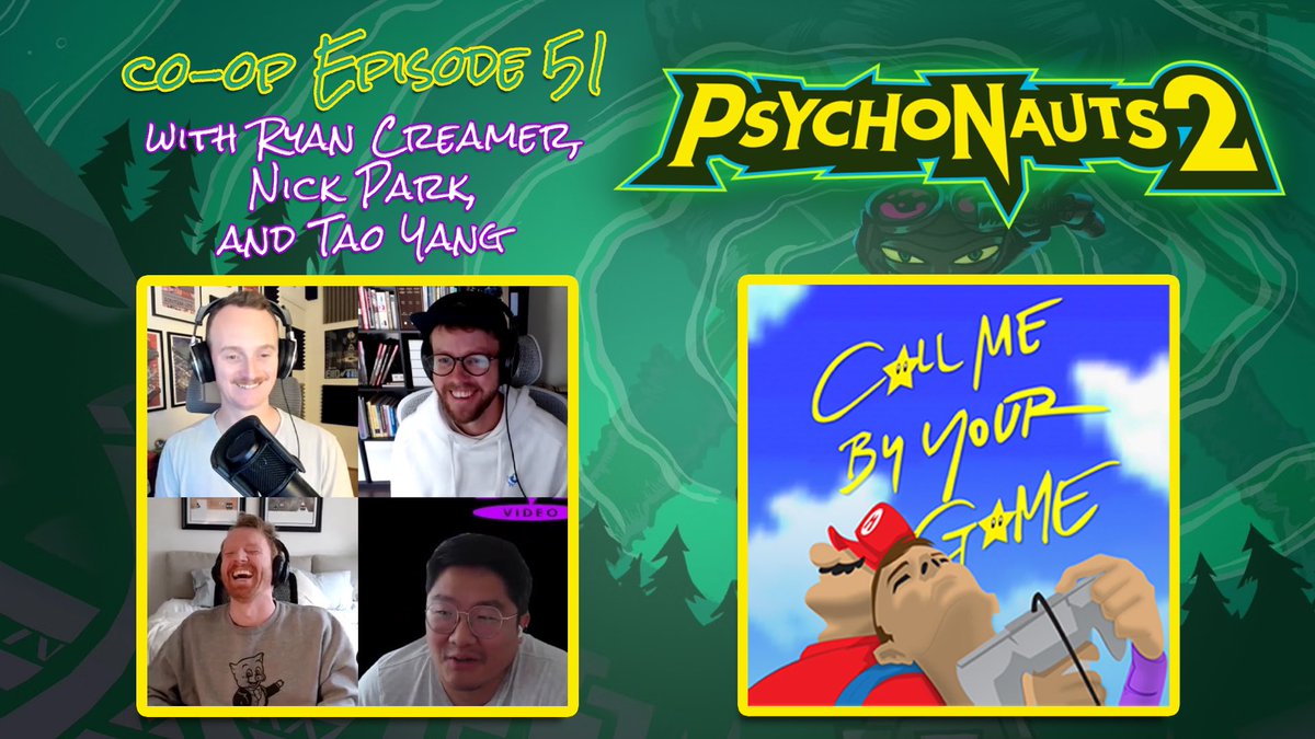 Who’s the mole of this podcast? My money’s on the guy with no brain (the host!)

co-op Ep.51 is out on Patreon and YouTube as Conner chats with fellow psychic interns about Psychonauts 2

youtu.be/HeM-TStBEIo?si…