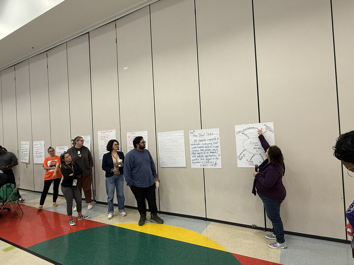 Our Roosevelt teachers are discussing the Ideal State in the Instruction Domain on the Spot Forms. 

Great collaboration across grade levels and departments today on Fulton St. 

<a href="/Roosevelt_HISD/">Roosevelt ES HISD</a> <a href="/Mr_CWalker/">Christopher ⚡️Walker</a> @HISDCentral
