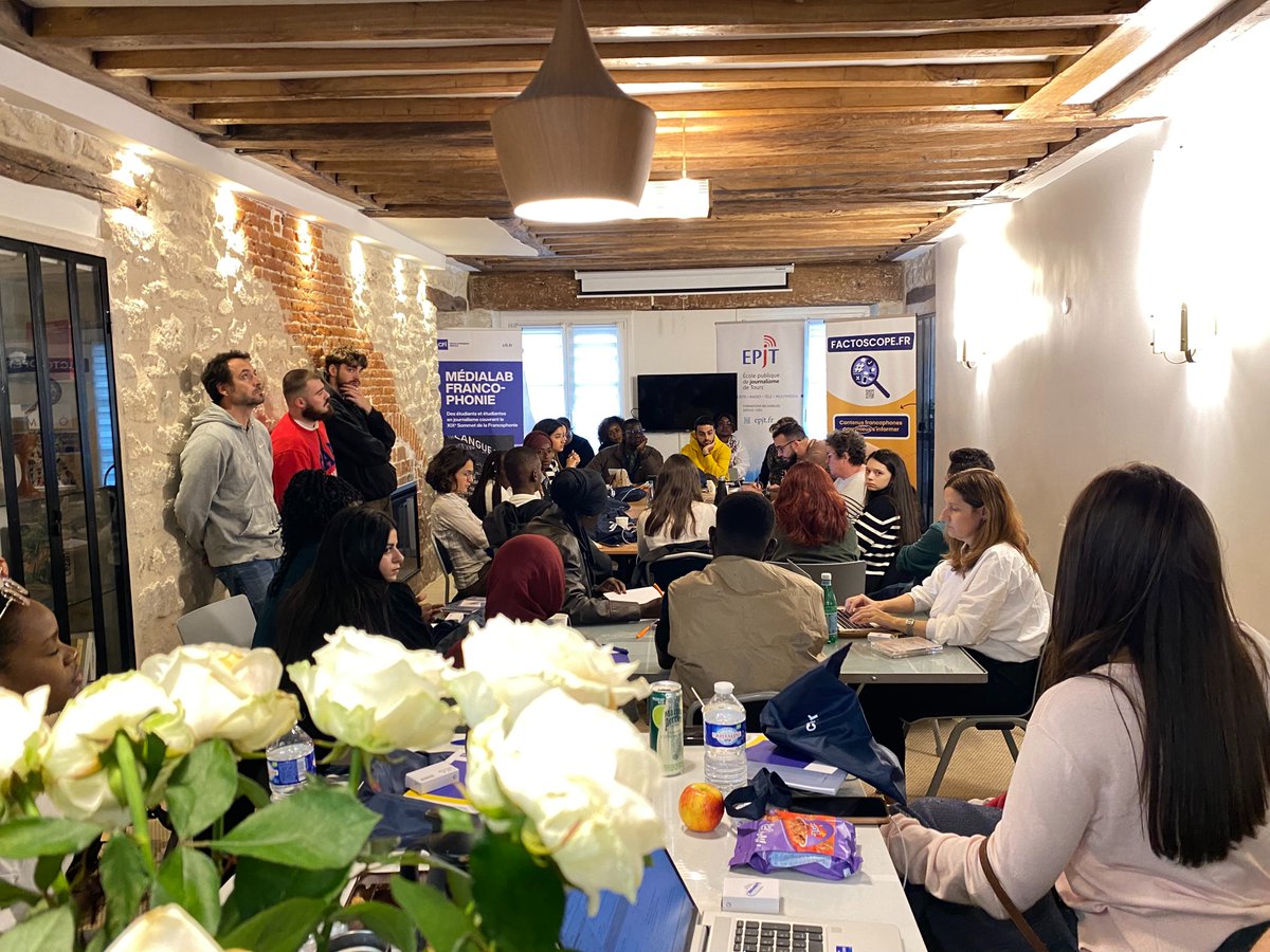 🔵 À Paris, une rédaction éphémère a été mise en place dans le cadre du projet #MediaLabFrancophonie, réalisé par CFI en collaboration avec l’EPJT - École Publique de Journalisme de Tours.

🔹Cette rédaction composée d’étudiantes et d’étudiants journalistes provenant du Liban, de