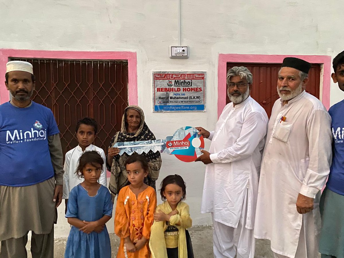 minhajwelfare's tweet photo. 🌍 Minhaj Welfare Foundation is helping those in need globally.  

🏚️ In Layyah, Pakistan, we’re rebuilding homes for flood victims.  

💰 Support us with your Zakat, Sadaqah, and Charity!  

🔗 https://t.co/SduzdHR892  

#MWF #RebuildHomes #Flood2024 #Charity #Donate https://t.co/K1czlJpfSx