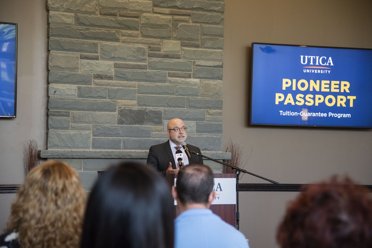 Today, Utica University announced the launch of 𝗣𝗶𝗼𝗻𝗲𝗲𝗿 𝗣𝗮𝘀𝘀𝗽𝗼𝗿𝘁, a last-dollar financial aid program that will offer qualified first-year students the opportunity to attend Utica University 𝘁𝘂𝗶𝘁𝗶𝗼𝗻-𝗳𝗿𝗲𝗲! 💙🫎🧡

READ MORE ➡️: ow.ly/zTJp50TCr86