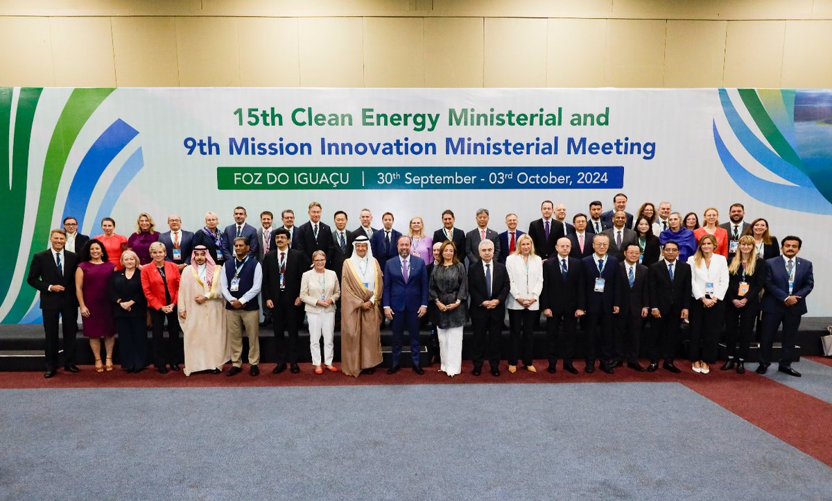 flacamera's tweet image. Pleasure to address leaders at the #CEM15 &amp;amp; #MI9 Ministerial. I stressed three key aspects:

✅Get the #energytransition back on track
✅Leverage CEM &amp;amp; MI for concrete action
✅#3xRenewables &amp;amp; double energy efficiency by 2030

@IRENA stands ready to support the global community.