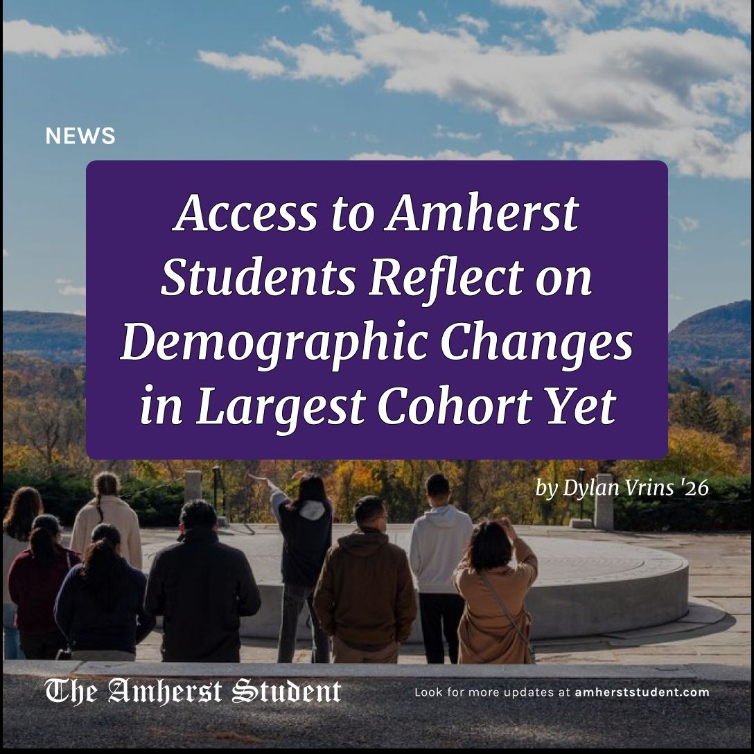 Students hosted high school seniors for what the admissions department said was its largest ever in-person Access to Amherst program. The Student spoke with participants about how their perceptions of Amherst were affected...

✍️ Dylan Vrins '26
🔗 buff.ly/4dyKYKe
