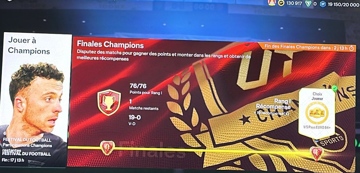 Nouveau FIFA veut dire reprise du service ✨

Amélioration des récompenses ⤵️

Rang 1 : 15 victoires 
Rang 2 : 13 victoires 
Rang 3 : 11 victoires 
Rang 4 : 10 victoires 
Rang 5 : 9 victoires 

Nous sommes disponibles pour faire votre fut champions dès ce WE par nos joueurs pro
