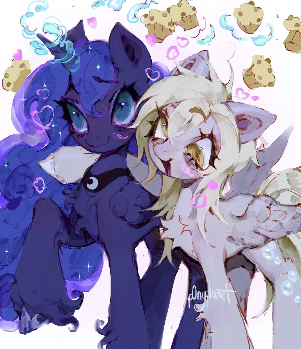 p0nyplanet's tweet photo. derpy luna #mlp https://t.co/gnzXmmO61R