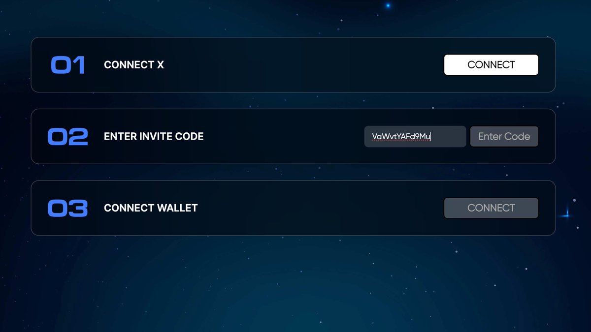 🔹 Sign Up on SwanChain

• Go to: mission.swanchain.io/?invite=VaWvtY…
• Connect X
• Input Invite Code for boost: VaWvtYAFd9Mu
• Connect Wallet e.g MetaMask