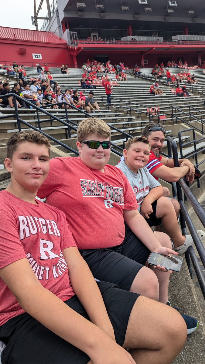 Rutgers Football with my buddies.  Go RU and FTC ! <a href="/Rutgers/">Rutgers Football</a>