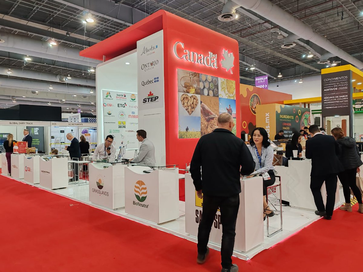 ¡Gracias a las empresas canadienses que participan en el Pabellón de Canadá en el FoodTech Summit &amp; Expo 2024! 🍁 Muy orgullosos de contar con empresas líderes que promueven la colaboración y el crecimiento de ambos países.🤝¡Sigamos construyendo el futuro de la industria juntos!