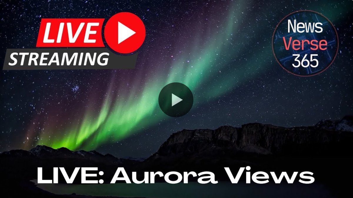 Watch the Aurora display tonight with us!  Latest X flare may bring about a huge aurora display over the next few days!
#aurora #Xflare #livestreaming 

youtube.com/live/kWJJIeaN2…