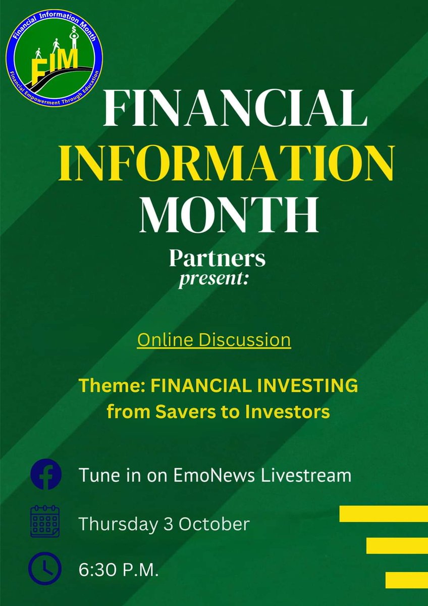 FinanceFocus767's tweet image. Join us LIVE this evening on Emo News for an online discussion for Financial Information Month. Tune in, send questions, share your views on the topic of financial management. See you there.

#FinancialInformationmonth