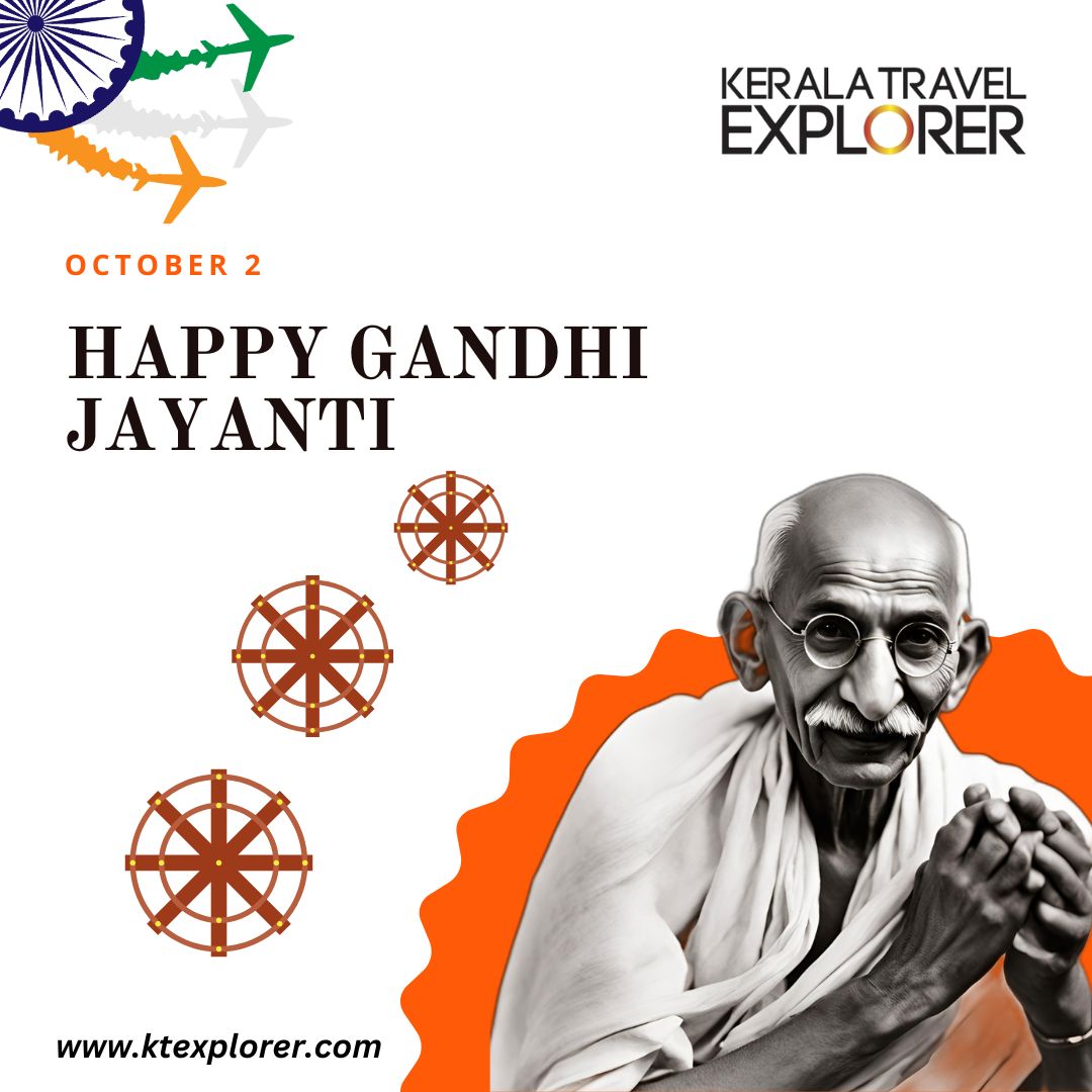 KTEXPLORER's tweet photo. Happy Gandhi Jayanti! 🌿✨

Let’s remember the Father of the Nation,  and his timeless teachings of peace, non-violence, and truth. May we all be inspired by his path of simplicity and righteousness. 🙏

#HappyGandhiJayanti #GandhiJayanti2024 #LiveAndLearn #MahatmaGandhi https://t.co/XwxME0OtGg